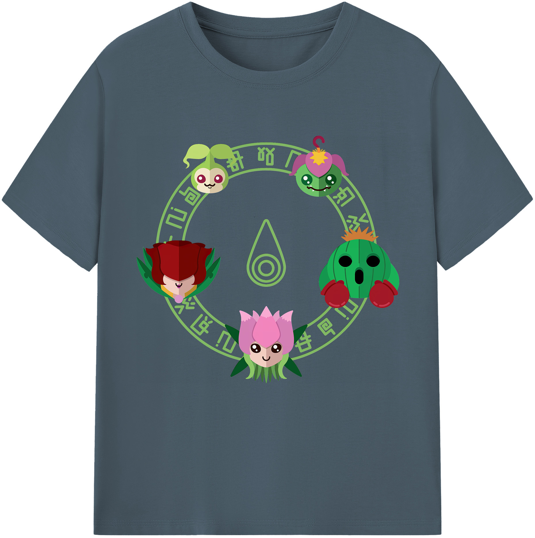 （画像用） Digimon デジタルモンスター/デジモン 綿100％半袖Tシャツ（フロントプリント）